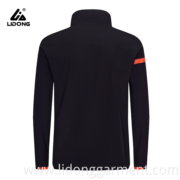 Wholesale customise logo men joggers suit blank black polyester tracksuits